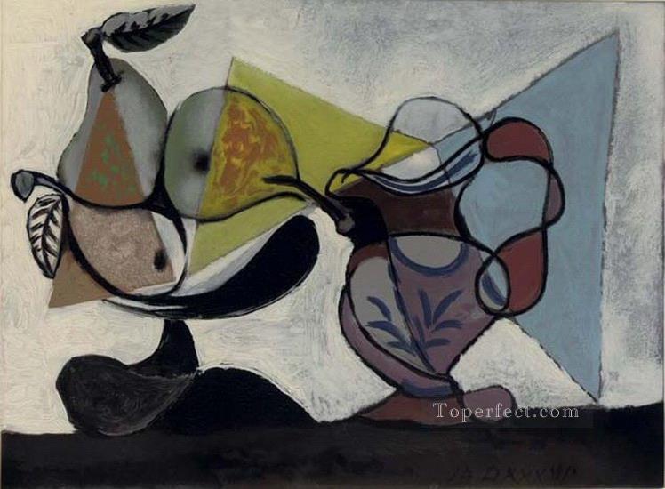 Nature morte aux fruits 1939 Cubist Oil Paintings
